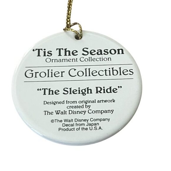 'Tis The Season Grolier Collectibles The Sleigh Ride Christmas Ornament - Picture 3 of 3